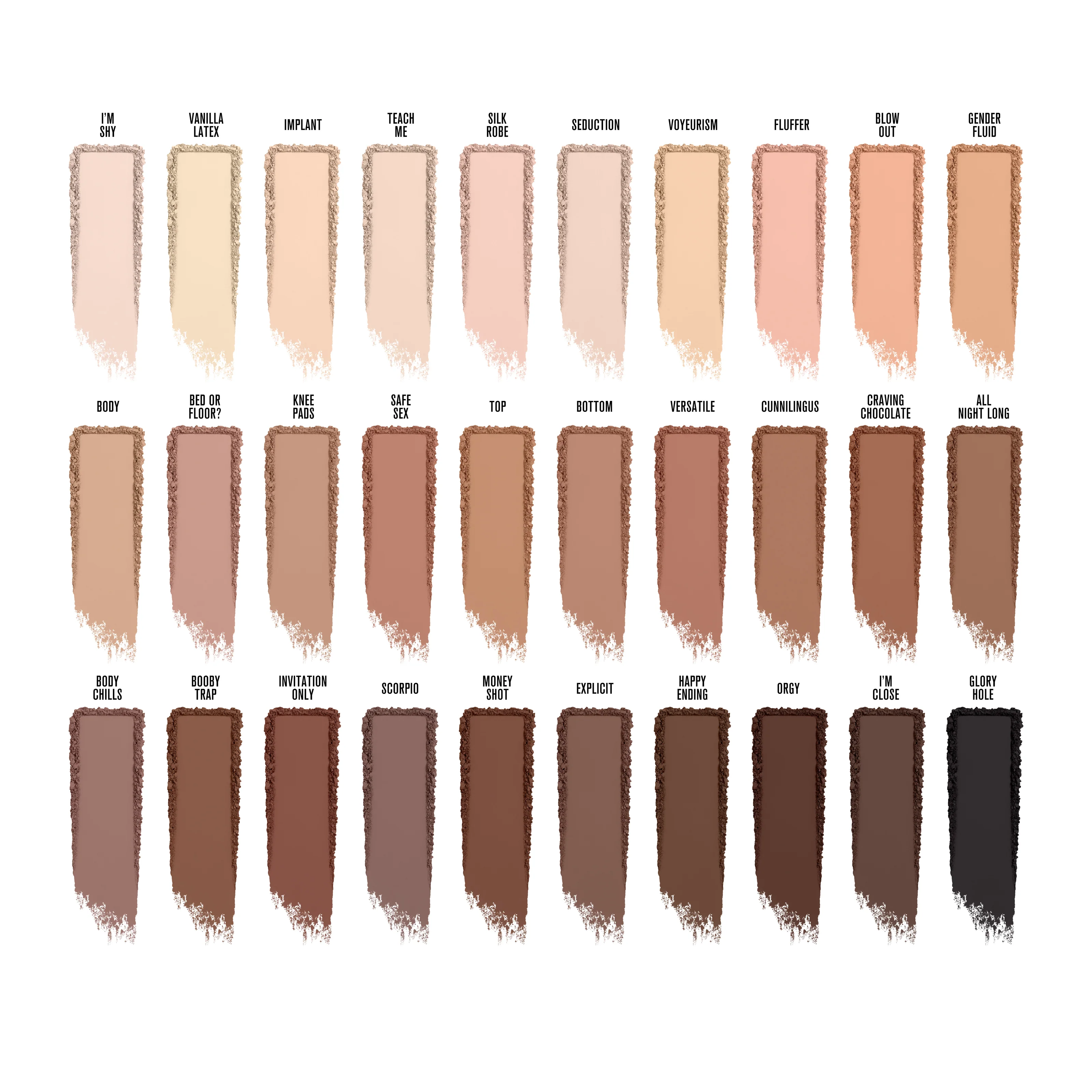 Orgy Artistry Palette